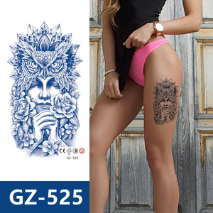 Tatuaje Semipermanente Serie GZ, Diseño Floral, Tatuaje Temporal de Larga Duración, Adhesivo de Tatuaje Sexy para <span class=keywords><strong>Pecho</strong></span> y Brazo - Product Image 5
