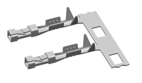 Connecteur à broches double rangée TJC8, pas de 2,54 mm, utilisé pour les cartes de circuits imprimés, conforme RoHS, couleur noire, fabriqué en Chine, prix d'usine