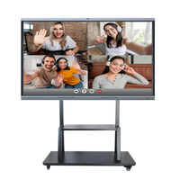 65-86 inch All-in-One interactief whiteboard smart display OPS PC Android 15 touchscreen 4K metalen frame 20/40 aanraakpunten