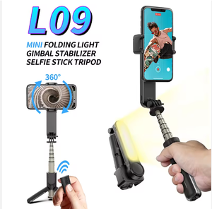 <span class=keywords><strong>Estabilizador</strong></span> de Video Inteligente Portátil <span class=keywords><strong>L09</strong></span>, Control Remoto Inalámbrico, Palo Selfie para Teléfono Móvil, Aleación de Aluminio, Batería de 400 mAh - Product Image 1