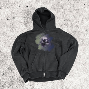 Sudadera con capucha de felpa lavada de invierno para hombre con patrón de letras impresas digitales Sudadera con capucha ecológica transpirable - Product Image 3