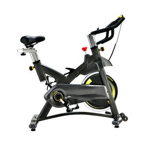 Bicicleta de <span class=keywords><strong>Spinning</strong></span> para Cardio en Casa, con Volante Silencioso, <span class=keywords><strong>Stages</strong></span> Happy Gym, American Gym, Equipo de Ejercicio para Fitness en Casa, Fabricada en EE. UU. - Product Image 3