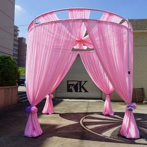 Aluminum adjustable <b>backdrop</b> <b>stand</b> portable event pipe and drape kit for events - Product Image 3