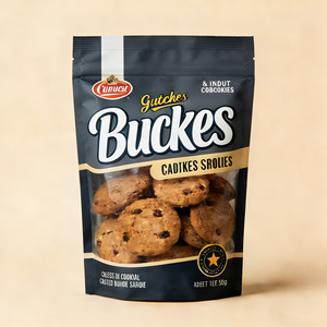 Minfly Customized logo Printed Design Food Grade Packaging Bread Bag Laminated Plastic Small clear Heat Sealing Cookie Bags