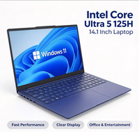 Laptop Bisnis 14.1 Inci Langsung dari Pabrik Intel Core Ultra5 125H Generasi ke-12, 13, 14 1235U I7-12650HX 1240P13620H 13650HX CPU