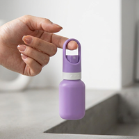 Vente en gros usine – Flacon pulvérisateur de désinfectant pour les mains, format voyage, 80 ml (2,71 oz), en plastique PE, avec bouchon anneau, pour suspension – HDA171A
