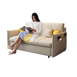 Sofá cama plegable de <span class=keywords><strong>tela</strong></span> de lujo, moderno, diseño sencillo - Product Image 2