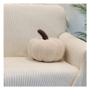 Hàng Mới Về Đệm Gối Hình Quả Bí Ngô Lông Thú Dễ Thương Trang Trí Nhà Cửa Mềm Mại - Product Image 2