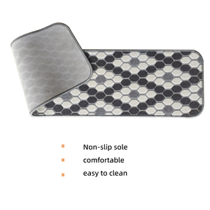 Yıkanabilir Merdiven Paspası 340g Polyester Merdiven Halıları Ahşap ve Karo Merdivenler için Kaymaz - Product Image 6