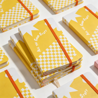 Carnet miniature personnalisé de haute qualité, couverture rigide, mignon, dessin animé, kawaii, journal féminin, petit carnet A6 pour étudiants, applications de bureau