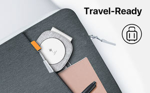 Cargador inalámbrico para <span class=keywords><strong>IPhone</strong></span>, reloj, <span class=keywords><strong>Airpods</strong></span>, estación de carga rápida portátil para viajes, compatible <span class=keywords><strong>con</strong></span> la serie <span class=keywords><strong>IPhone</strong></span> - Product Image 5