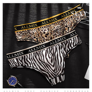 Lingerie d'exercice chaude lettre ceinture <span class=keywords><strong>string</strong></span> hommes imprimé léopard culotte Sexy taille basse <span class=keywords><strong>string</strong></span> sans couture <span class=keywords><strong>string</strong></span> - Product Image 6