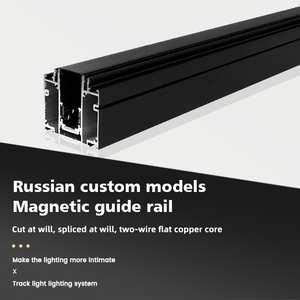 Đèn Rọi Từ Tính Hệ Thống Chiếu Sáng Đường Ray Ray Ray Ray Vỏ Rỗng Bằng Nhôm Từ Tính - Product Image 3