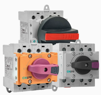 Interrupteur-sectionneur CC PV ignifuge 1200V 32A, sectionneur CC solaire intégré IP20 pour modules de distribution PV