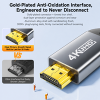 Cable USB-C a HDMI 4K 30Hz, Adaptador USB-C a HDMI para Teléfono, Laptop, TV, Proyector, MacBook, iPad Pro, Televisión