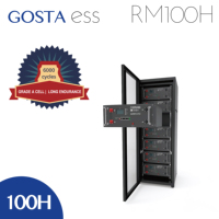 Batterie domestique GOSTA RM100H haute tension, 6000 cycles, montable en rack, empilable, pour serveur, 10 kWh, LiFePO4