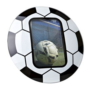 Cadre photo de football 130x180 mm, support d'image design ballon de foot, décoration sportive - Product Image 1