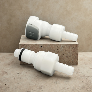 BRT 1/8 "3/16" 1/4 "шланг с зазубрином, соединитель для быстросохнущих трубок, пластиковая гнездовая муфта, БЫСТРОРАЗЪЕМНАЯ муфта для жидкости, воздуха, воды, газа - Product Image 1