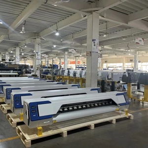 1.8m Máy in phun mực máy in cuốn sách cạnh kỹ thuật số 3.2m sinh thái dung môi máy in với 4 máy in cho thiết kế đồ họa - Product Image 2