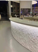 Revêtement mural flexible en pierre MCM pour salle à manger de villa et hall d'appartement avec motifs étoiles et lunes – Solutions graphiques