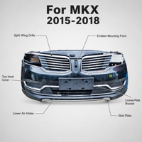 MKX untuk Lincoln 2016-2018 Bumper Depan Lengkap Dengan Grille Kipas Pendingin Radiator Sensor PDC Lampu Kabut FA1Z17D957AC