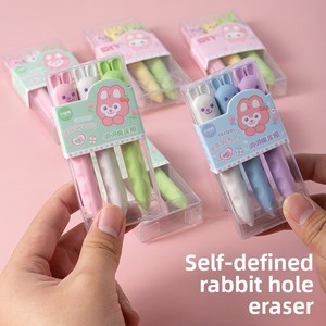 Đặc biệt trường tiểu học traceless Chip-Miễn phí xỉ tẩy sáng tạo thỏ lỗ bút cho sinh viên sản xuất tẩy - Product Image 2