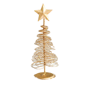 Décorations de Noël créatives modernes en fer, étoile à cinq branches, mini décorations de Noël pour table et arbre, accessoires de décoration de Noël, ornements de Noël - Product Image 1