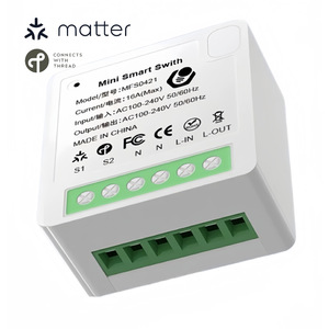 Matter Alexa Google Relé remoto <span class=keywords><strong>inalámbrico</strong></span> DIY Breaker 1 2 3 4 Gang Google Matter Thread Smart Home Wall Switch SmartThings - Product Image 1