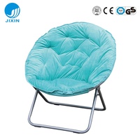 Chaises pliantes en demi-lune pour adultes, pour l'intérieur et l'extérieur du jardin, chaises à vaisselle, chaise pliante rembourrée en tube d'acier