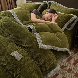 Cao Cấp Dày Bộ Đồ Giường Đặt 4-Mảnh Mềm Mịn Nhiệt Cách Nhiệt Cho Tất Cả Các Mùa Số Lượng Lớn Mục Nhà Máy Trực Tiếp Bán Buôn Nhà Cung Cấp - Product Image 4