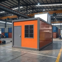 Conteneur pliable 20ft 40ft en panneaux sandwich contemporains, installation rapide, pour hôpital, entrepôt, garage, magasin