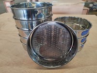 Stainless Steel Wire Mesh Laboratory Test Sieves Soil Sand Sediment Analysis Equipment