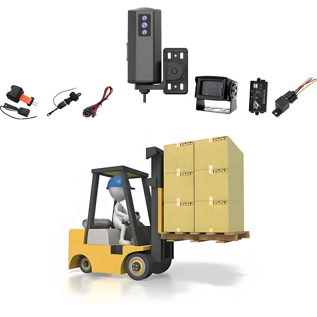 Forklift Camera System Integrate with DMS AI Algorithm Support Face ID Fatigue Detection