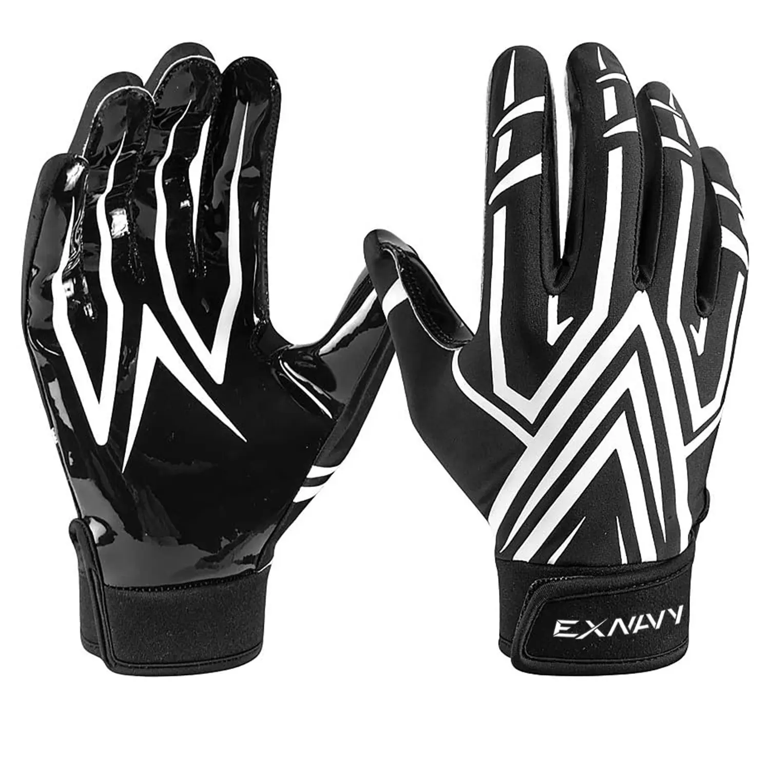 OEM Diseño Venta caliente Fútbol Receptor Guantes Estilo moderno Alta calidad Famoso estilo Guantes de fútbol americano