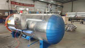 Sterilizzatore automatico a vapore per <span class=keywords><strong>Autoclave</strong></span> a doppia porta 1000L per la coltivazione di funghi - Product Image 2