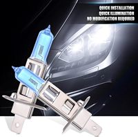 Bombilla Halógena H1 24V 100W Súper Blanca, de Vidrio de Cuarzo, para Faros Delanteros de Camiones, Luz Alta para Autos, Apta para la Mayoría de Autos, SUVs y Camionetas