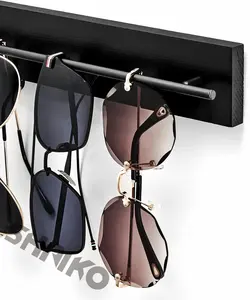 木制太阳镜架，木制太阳镜展示架框架眼镜架，用于家庭或眼镜店展示