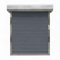 Porte enroulable industrielle anti-collision en aluminium pour entrepreneur professionnel, porte stable pour quai de chargement de parc