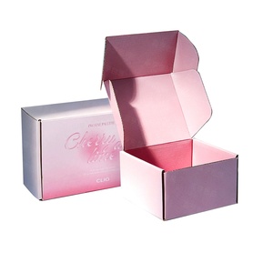 Cajas de Regalo Corrugadas Impresas Personalizadas para Ropa y Accesorios, Embalaje Estilo Avión con Tapa Abatible - Product Image 2