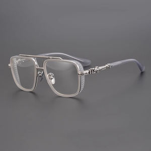 Handmade Chất lượng cao Titanium thời trang cầu đôi kính khung cao cấp Unisex cận thị quang học cảnh tượng khung - Product Image 4