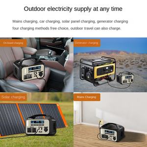 Batterie de secours portable grande capacité LiFePO4 220V pour <span class=keywords><strong>camping</strong></span>, voiture, autonomie prolongée, affichage LED BMS - Product Image 4