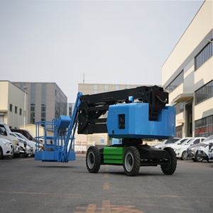 <span class=keywords><strong>Plataforma</strong></span> Elevadora Hidráulica de 14m de Altura Tipo Grúa de Arrastre Remolcable sobre Tráiler - Product Image 4