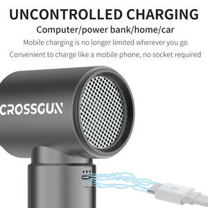 CROSSGUN G2 500W Blower Jet pengering dengan kipas Turbo kuat dan Motor tanpa sikat udara kekerasan untuk pembersih mobil Power Bank - Product Image 5