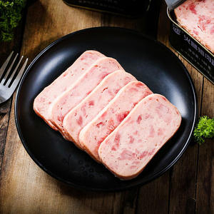 ผลิตภัณฑ์ใหม่ล่าสุดขาตะกั่วกระป๋องกระเทียมเนื้อกระป๋องหมูอาหารกลางวันเนื้อ - Product Image 4