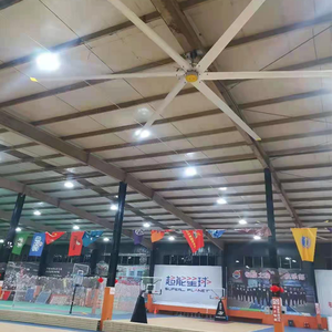 7,3 m (24FT) Ahorro de energía PMSM Ventiladores de techo HVLS grandes impulsados por motor sin engranajes para <span class=keywords><strong>centro</strong></span> <span class=keywords><strong>deportivo</strong></span> o refrigeración por aire de gimnasio - Product Image 3