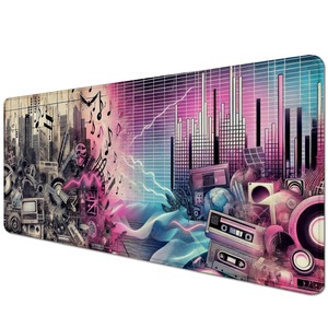 Custom Made XXL XL Waterproof Mouse Pad Full Color Cartoon Design Stitched Edge Esports Gaming <strong>Laptop</strong> Table Pads - Product Image 3