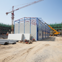 Maison préfabriquée de type K, camp de travail, dortoir démontable, hébergement temporaire pour personnel, panneaux sandwich, bâtiment de bureaux en acier, maison K
