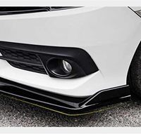 RAPOW pour MG ZS EV MG6 EZS HS EHS - Lèvre de pare-chocs avant en fibre de carbone bleue - Kit carrosserie - Accessoires d'extension pour OLIVER