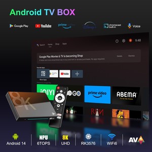 H96 MAX 8K Streaming STB Smart AI Internet OTT Set-top Box Premium <span class=keywords><strong>Google</strong></span> Android 12 TV Box Europa Alemania Italia Envío Gratis - Product Image 2
