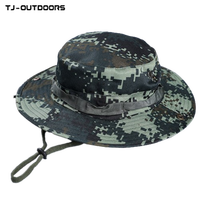 Topi taktis tempur pria, topi olahraga Camo Shenzhen luar ruangan kustom dengan tali nilon yang dapat diatur untuk dewasa
